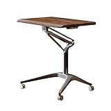 Bureau stable : le bureau a une finition grain de bois et un cadre en métal simple, offrant un design robuste et sophistiqué adapté aux environnements de bureau et d'enseignement. Des rainures sont incluses pour placer des appareils électroniques afin de garantir la stabilité.