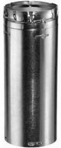 Chimney 68412 4 in. x 48 in. Type B Gas Vent- .012 Aluminum Inner Liner- .018 Galvanized Outer