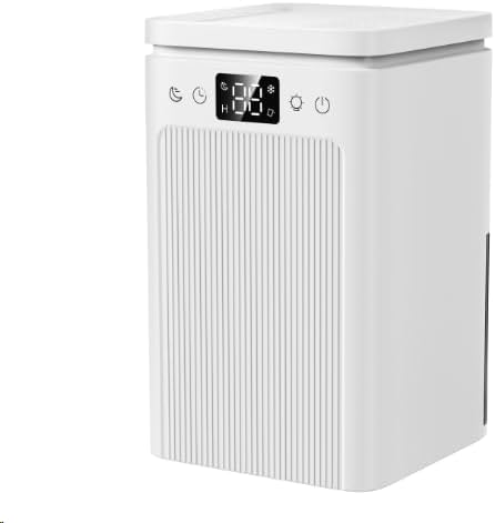 Deumidificatore Elettrico Portatile 2500ml Per 80m² - Ultra Silenzioso Con Timer E Scarico Automatico Per Camera, Bagno E Armadio