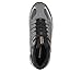 Skechers Men's Afterburn M. Fit Fashion Sneakers – Leather Upper, Memory Foam Insole, Rubber Outsole, Charcoal/Gray, 9.5