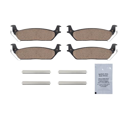 Image of HUSCH D1012 Rear Ceramic Brake Pads Kit Fit For Ford F-150 2004-2011, For Lincoln Mark LT 2006-2008