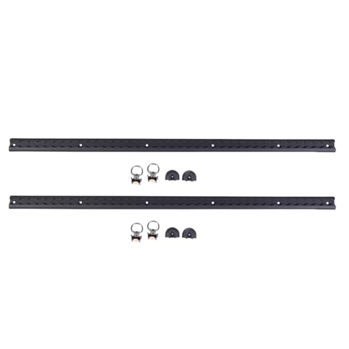 Rails en aluminium Luocute pour sécuriser vos motos et VTT dans la remorque lors des vacances