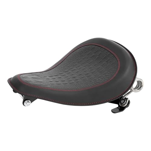 Asiento moto Sportster XL 1200 883 custom monoplaza con resortes 2004-2022