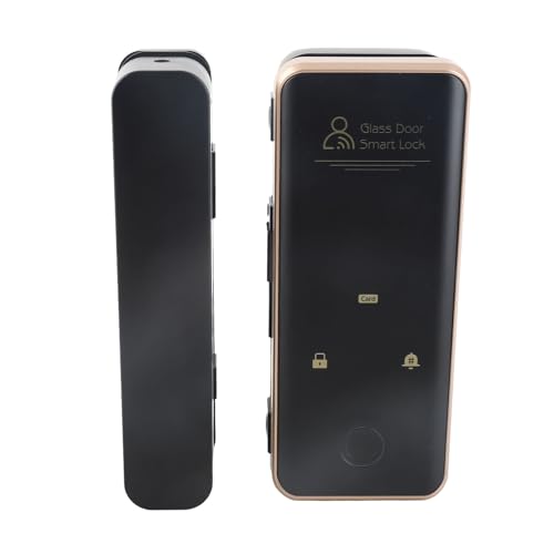 Serrure de mot de passe d'empreinte digitale pour porte en verre Cosiki