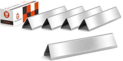 QuliMetal 15.3' Flavorizer Bars for Weber Spirit 300 and GS4 Spirit II 300 Series, Spirit E/S310 E/S315 E/S320 E/S330 Grills with Front Control Knobs, Grill Parts for Weber 7636, Stainless Steel