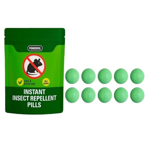Image of Mouse & Rat Repellent Pills - Peppermint Oil Formula for Car, Garage, Home - Keep Rodents Away Naturally (Pack of 10)