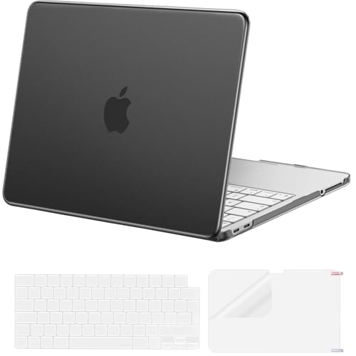 Coque MacBook Neo 13 2026 A3404 rigide noire MOSISO protection 3-en-1