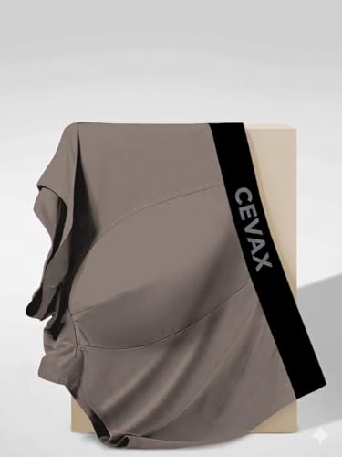 Image of Men's Boxer Briefs, Premium Cotton Stretch, 5-Pack, Navy Grey Maroon Teal Black