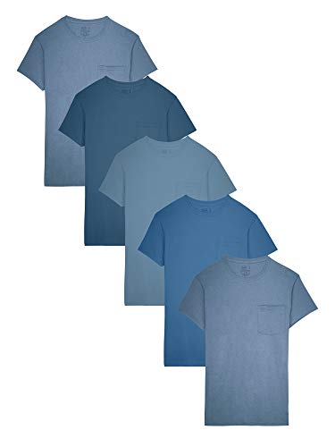 Fruit of The Loom Mens Pocket T-Shirt Multipack (5 Pack)