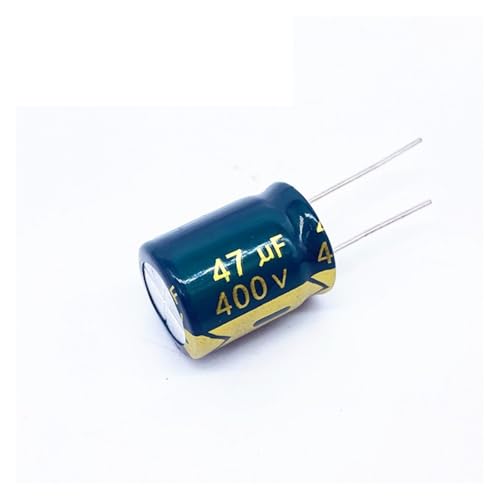 Condensateur électrolytique 47uF 400V haute fréquence 13x20mm pour circuit électronique