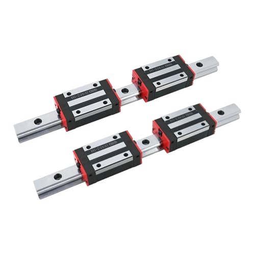 Kit de rails guidage linéaire carrés HGR20 éliminant le jeu mécanique sur routeur CNC 400mm