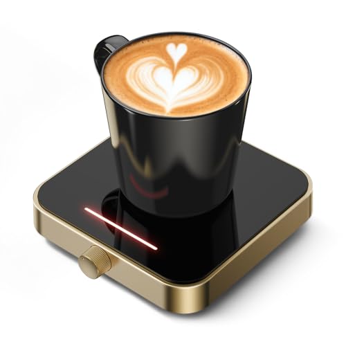 Maestri Mug Warmer with Auto Shut Off Gold