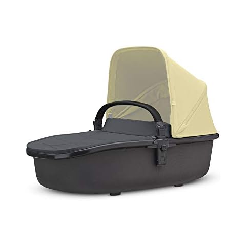 Quinny Hux XL Babywanne, Hochwertiger Kinderwagenaufsatz, stylisch, robust und extrem leicht, passend für Quinny Kinderwagen Hubb Mono, Hubb Duo und VNC, nutzbar ab Geburt bis ca. 9 Monate, Graphite Cover