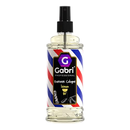 Gabri Lemon Cologne 400ml Eau De Cologne Turkish Lemon Scent Barber Fragrance Spray Mens Grooming Traditional Turkish After Shave