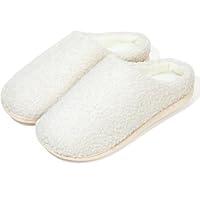 Anmerl Ciabatte Donna con Memory Foam - Scarpe da Casa Invernali per Interno/Esterno con Fodera Calda in Peluche e Suole in Gomma Antiscivolo