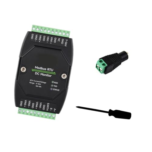 Module de mesure 4 voies DC 7V-36V pour éviter les surcharges via protocoles RTU