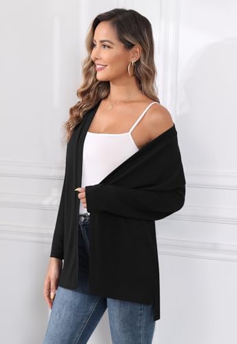 Women's Casual Lightweight Cardigans Open Front Long Sleeve Cardigan Sweaters Loose Fit3