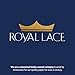 Royal Lace Fine Quality Paper Products, Medallion Lace Round Paper Doilies, 8-Inch, Silver Foil, Pack of 12