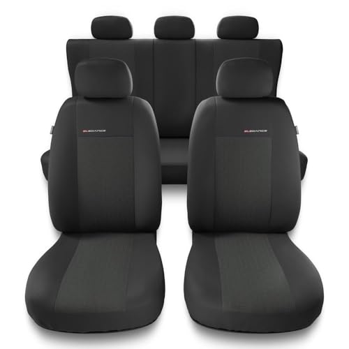 Mossa Housses de siège adaptées pour Nissan Qashqai I, II, III (2007- ) - Housse Siege Voiture universelles - Couverture Siege - Une-1