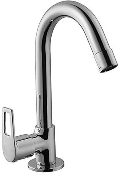 Senkiddpro Brass Opium Swan Neck Taps for Sink/wash Basin 360 Degree Moving, Chrome Finish Suitable for Bathroom/Washroom/Toilet/Home/Office/Sink/Basin etc. Aerator Foam Flow Faucet