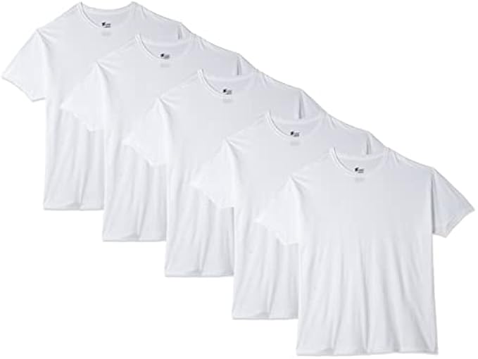Hanes Men's Tagless Cotton Crew Undershirt – Multiple Packs and Colors