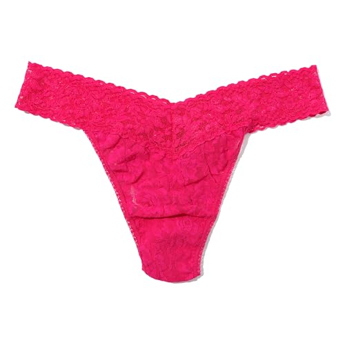 Image of hanky panky - Signature Lace Original Rise Thongs: Essentials Edition | One Size 4-14 | Lace Lingerie Underwear | 3 or 5 Pack