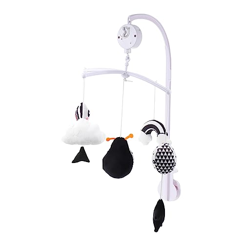 BCOATH 1個 動物の装飾品 カーシート のおもちゃ ベビーガラガラのおもちゃ ウサギのぬいぐるみ ミュージカルベビーベッドぬいぐるみ ベビーモバイルベビーベッド ベビーベッドのおも