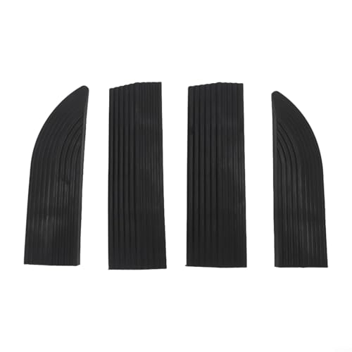Para rampa robótica de vacío para superar umbrales con protección de suelo compatible con, Yunzhijia y marcas similares (altura 1,6 cm, negro)