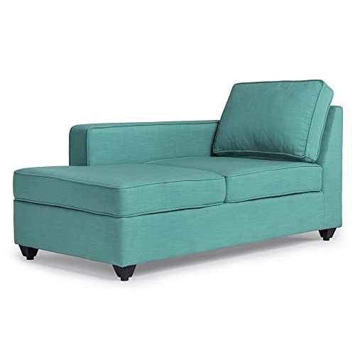 Image of Wakefit Sofa Set | 3 Year Warranty | Sofa 3 Seater, 3 Seater Sofa for Living Room, Wooden Sofa Set, 3 Seater + Right Aligned, Sofa for Living Room - Napper(Linen Charm : Linen Charm Lagoon)