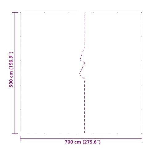 Bâche transparente en polyéthylène haute densité avec œillets - 4
