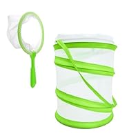 Butterfly Net, Butterfly Kit for Kids, 13 x 23cm Insect Catcher and 16 x 20cm Insect Bucket, Butterfly Netting and Bug Catcher for Life Science Education and Outdoor Activities