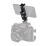 ANNSM Metal Cell Phone Clip with Hot Shoe Mount Adapter, Mobile Phone Tripod Mount with Cold Shoe...