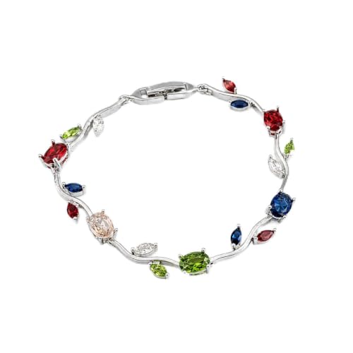 Image of Aurie Tulip Bracelet for Women & Girls | Anti Tarnish Stainless Steel Floral Bracelet |Party and Daily Wear Jewellery