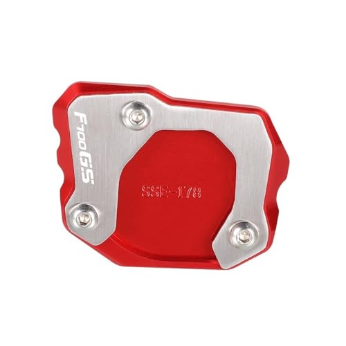 Plaque d'extension béquille F700GS idéale pour stabiliser la moto en camping