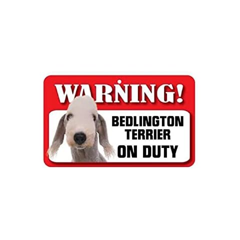 Bedlington Terrier Dog Pet Sign - Laminated Card Cover