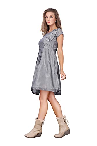 Image of PERFECTBLUE Women's Linen Blend Regular Dress Shirt