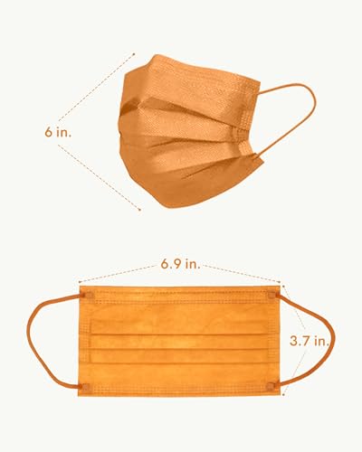 Fricare Colorful Masks Disposable 100 Pack, Face Mask Individually Wrapped 4 Ply For Adults Family Home Office thumb #6