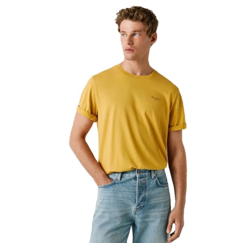 Pepe Jeans Herren Jacko T-Shirt, Gelb (Siena Yellow), L – Ansicht 4