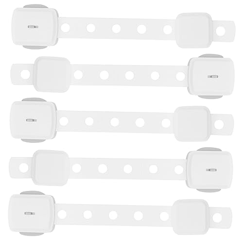 Totority 5個子供用 ロック 家用引き出し 冷蔵庫用固定ロック 簡単取り付け