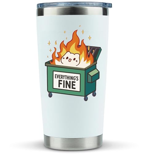 Niduilef Birthday Gifts for Women Men 20 OZ Stainless Steel Tumbler-Funny Office Gag Secret Santa...