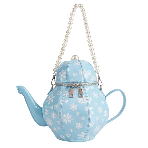 Sac à bandoulière vintage théière original, le cadeau rétro parfait