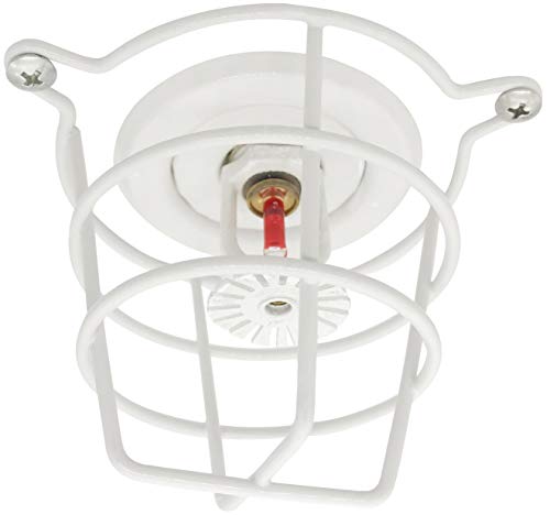 (2 Pack) TunaMax White Fire Sprinkler Head Guard for Both 1/2
