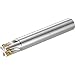 Kyocera MECX 08S10071T Standard Length, Cylindrical Shank, 1 Flute, 90 Degree End Mill with a 8.00mm Cutting Diameter for Shouldering, Facing, Slotting Applications