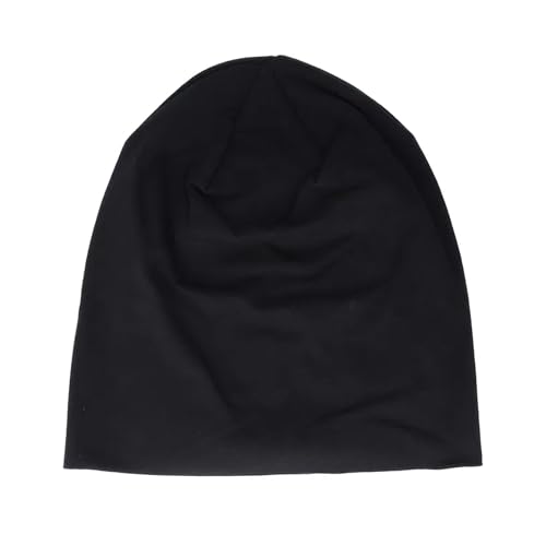 Image of Beechfield - Double Layer Knit - Hemsedal Cotton Slouch Beanie - Black