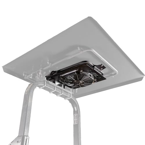 EHS Zero-Turn Mower Canopy with Dual-Speed Cooling Fan & LED Lights – Heavy-Duty UV Protection