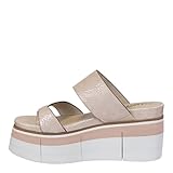 naked Feet Women's FLUX Platform Sandal, ROSETTE, 9