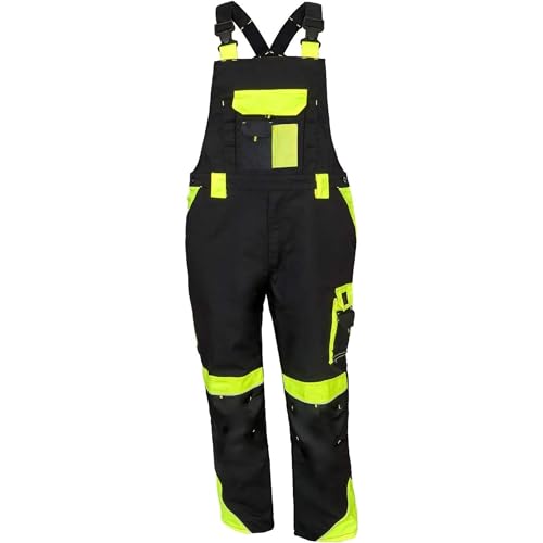 Luckyberg Herren Latzhose, Arbeitshose viel funktionale Taschen....