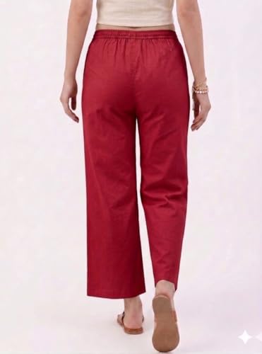 Image of Set of 2 Soft Reyon Cotton Regular Palazzo for Womens and Girls Combo Pack