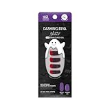 Dashing Diva Glaze Nail Strip Set - Just My Blood Type - Long Lasting, Chip Resistant, Semi-Cured Gel Nail Strips - Gel Set - 4-Piece Manicure Kit with 32 Strips
