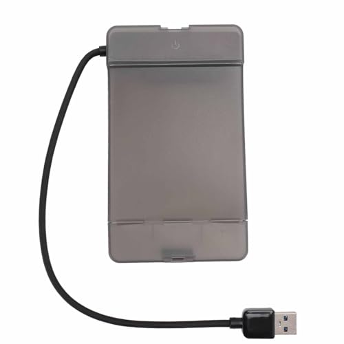 USB3.0 2.5インチSATAハードドライブエンクロージャ、簡単インストール、自動休止状態、高速、7〜9.5mm 2.5インチSATA SSD HDD用、耐久性のある素材